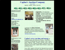 Tablet Screenshot of caplans.com